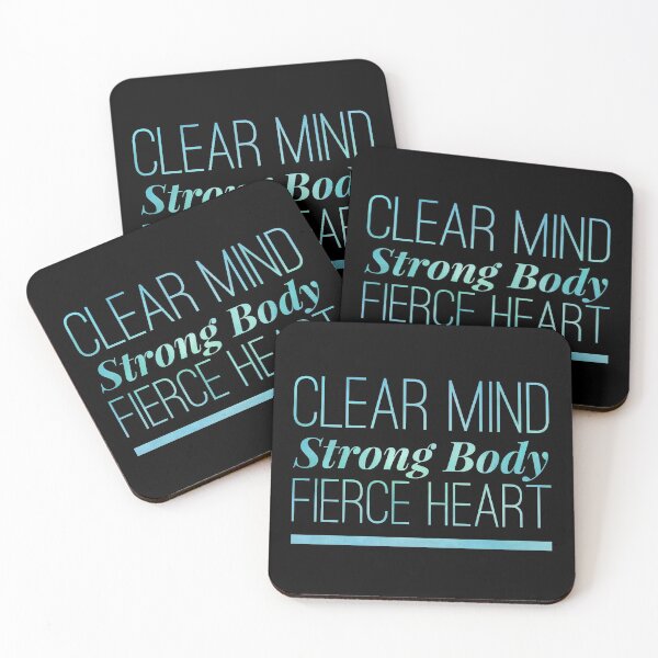 Item preview, Clear Mind Strong Body Fierce Heart designed and sold by Michael & Val Saletta.