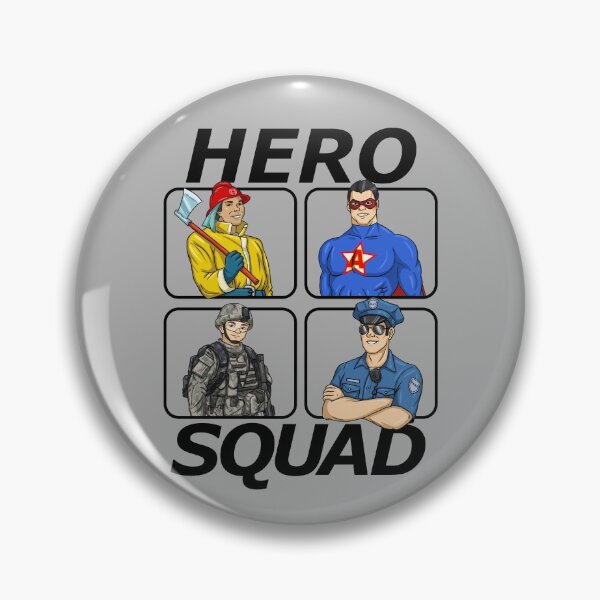 Item preview, Hero Squad Super Hero Policeman Soldier Fireman Halloween Gear designed and sold by DynamicDesign.