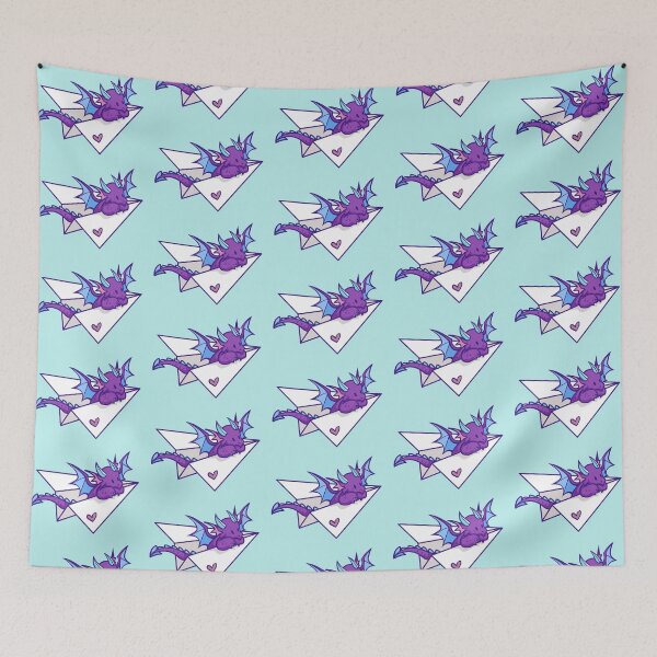 Item preview, Love note Paper plane dragon designed and sold by ArtOfBianca.