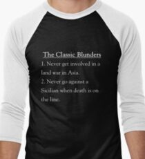 Die klassischen Fehler Baseballshirt für Männer