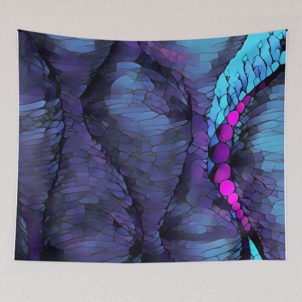 Item preview, Fish Scale Abstract designed and sold by OrangeYaHappy.