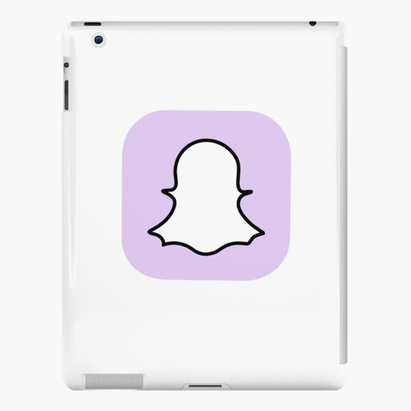 Aesthetic Snapchat Logo Ipad Case Skin By Cristal26 Redbubble