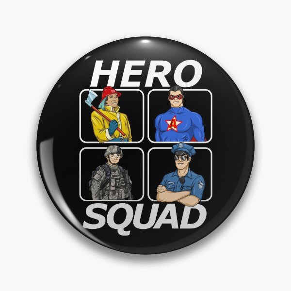 Item preview, Hero Squad Super Hero Policeman Soldier Fireman Halloween Gear designed and sold by DynamicDesign.