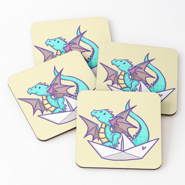 Item preview, Love note Paper boat dragon designed and sold by ArtOfBianca.