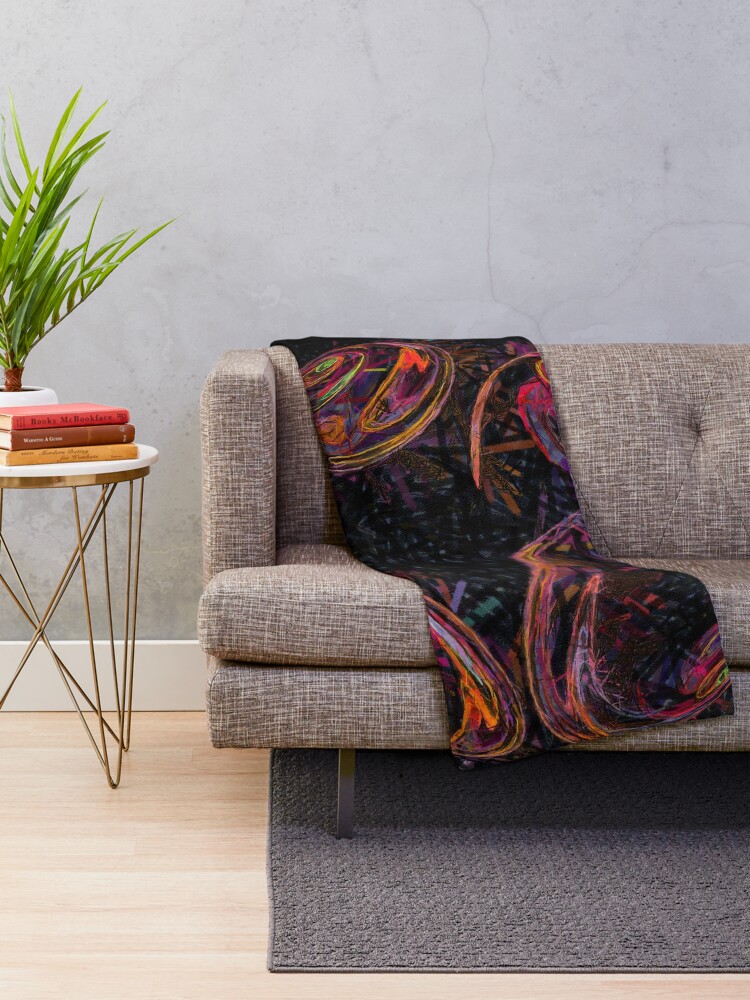 Thumbnail 2 of 6, Throw Blanket, Motion designed and sold by valhil.