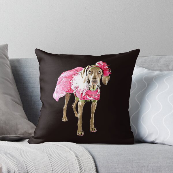 Item preview, Adorable Weimaraner in a pink tutu dress designed and sold by Crobin1961.