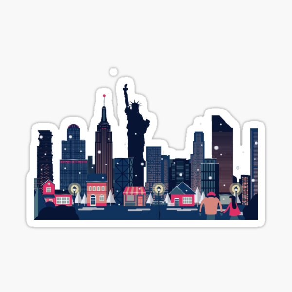 welcome to new york Sticker