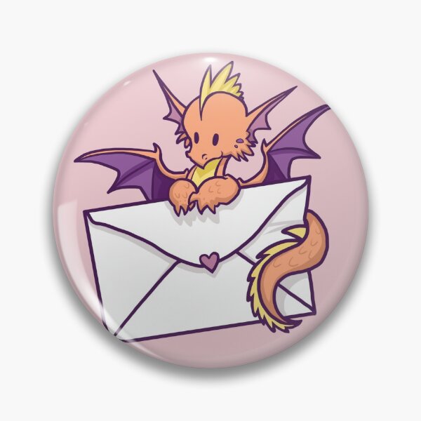 Item preview, Love note dragon designed and sold by ArtOfBianca.