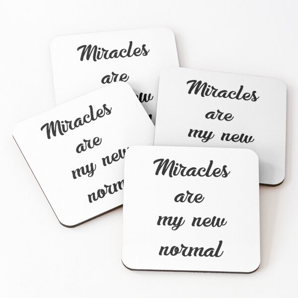 Item preview, Miracles are my new normal designed and sold by gabmenfer.