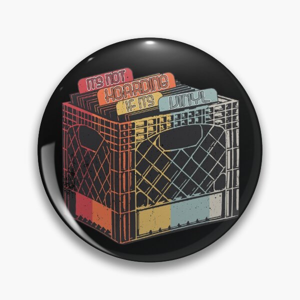 Item preview, It's Not Hoarding If It's Vinyl Funny Retro Vinyl Lover Gear designed and sold by DynamicDesign.
