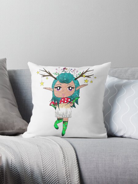 Vista previa del artículo con la obra «Kawaii Cute Chibi Dryad», diseñado y vendido por Grimdol Fair.