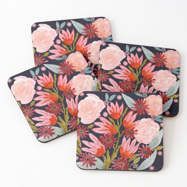 Item preview, Pocketful of Posies, water color, painting, florals designed and sold by Amelia Gluba.