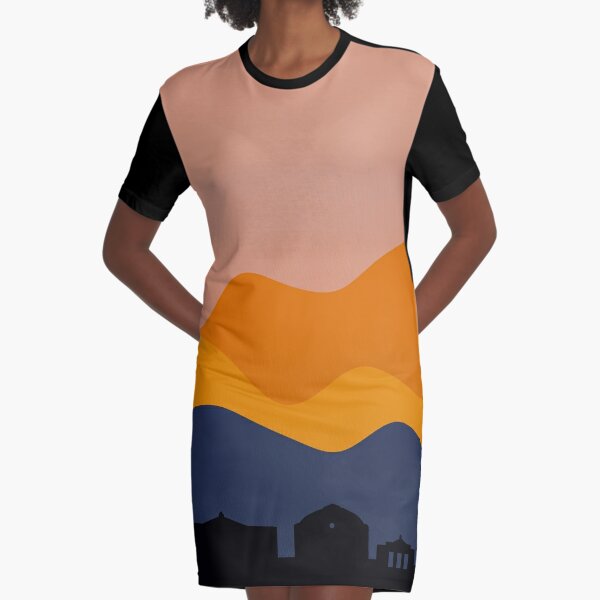 Virginia Skyline Graphic T-Shirt Dress
