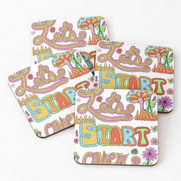 Item preview, Let's Start Over designed and sold by Intergalactic Unicorn: Art by Anna Schmidt.