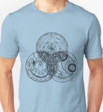 Superwholock Venn Diagram (Transparent) Unisex T-Shirt