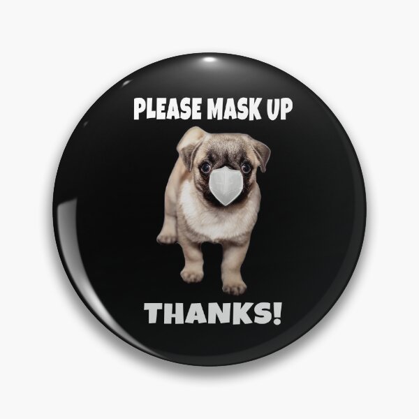 Item preview, Polite Masked Pug designed and sold by Michael Pilinski.