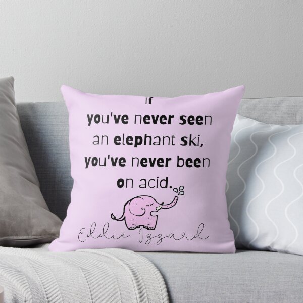 Item preview, Elepant ski Eddie Izzard Quotes designed and sold by Iambellanova.