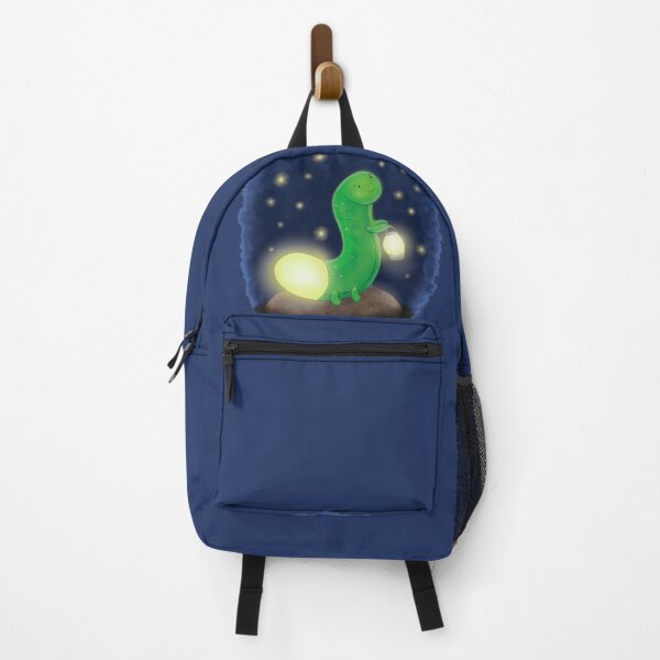 Item preview, Cute green glow worm with lantern cartoon illustration designed and sold by FrogFactory.