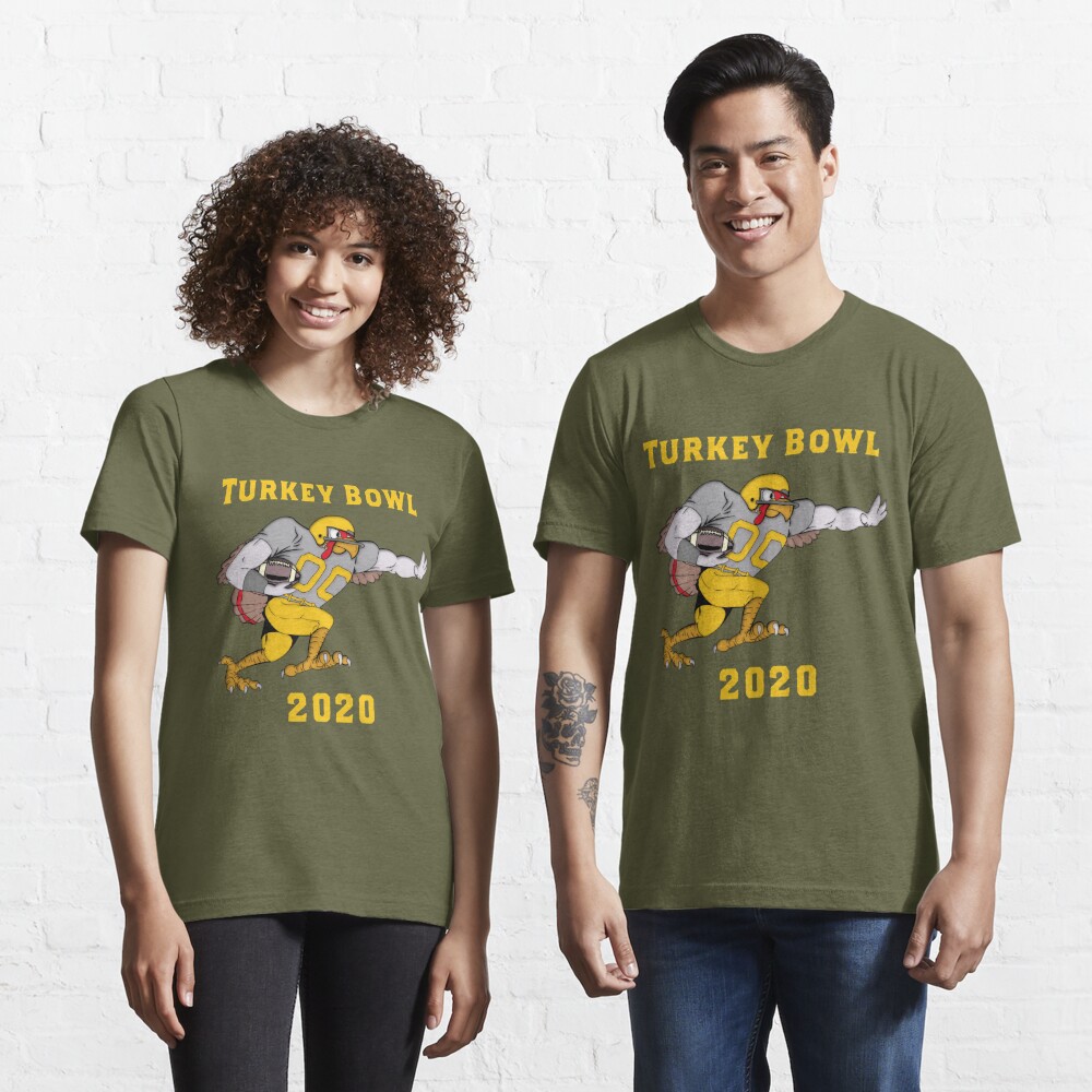 Mens Thanksgiving Football Turkey Bowl Shirt for Men