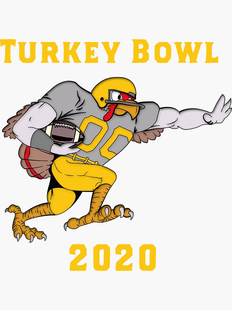 turkey bowl-Thanksgiving-football-turkey' Sticker for Sale by