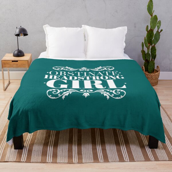 Item preview, Obstinate HeadStrong Girl, Jane Austen Quote, Book Lover Gift designed and sold by CarpeDiemLife.