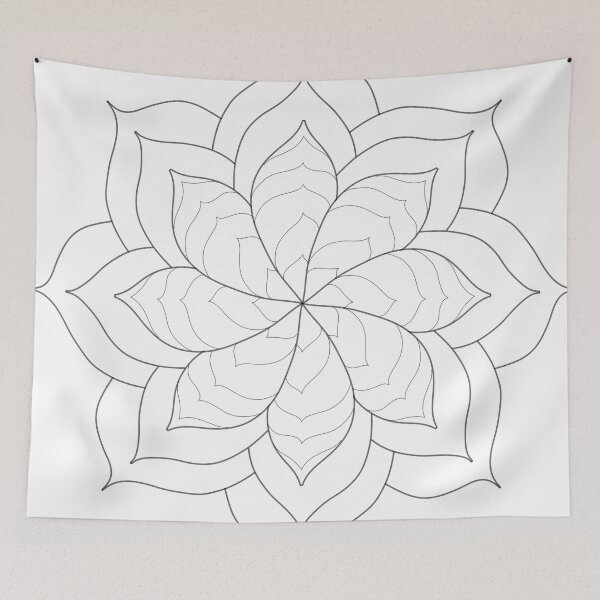 Item preview, Mandala No.2 - Black & White designed and sold by joeballs1.