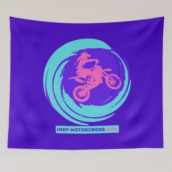 Item preview, Indy Motorcross Girl designed and sold by AtarangiDesigns.