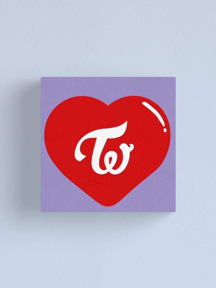 Lienzo «Twice Logo - ¿Qué es el amor?» de sirenscalling | Redbubble