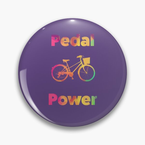 Item preview, Pedal Power Rainbow Bicycle Graphic Design designed and sold by NancyMerkle.