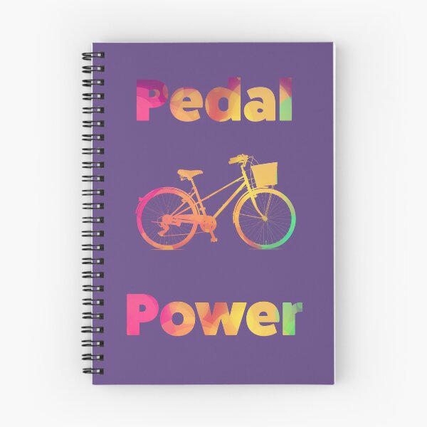Item preview, Pedal Power Rainbow Bicycle Graphic Design designed and sold by NancyMerkle.