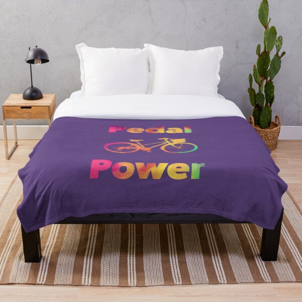 Item preview, Pedal Power Rainbow Bicycle Graphic Design designed and sold by NancyMerkle.
