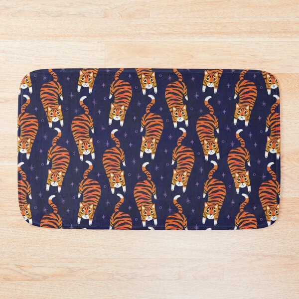 Item preview, Fierce Orange Tiger with Stripes designed and sold by Van Huynh.