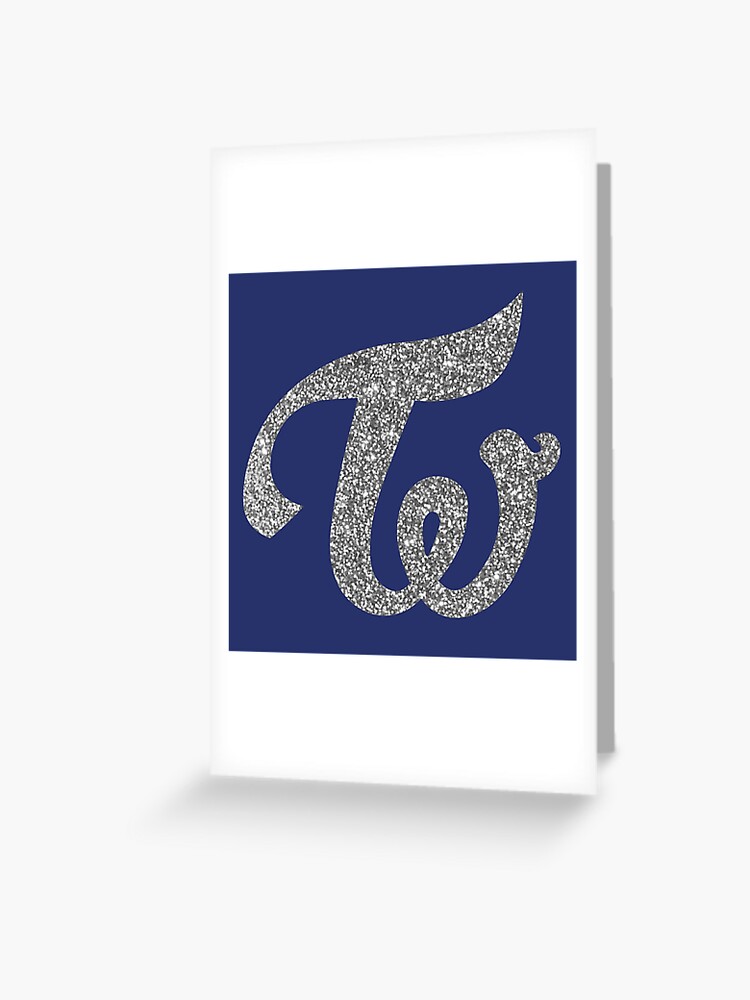 Twice Logo Dance The Night Away Greeting Card By Sirenscalling Redbubble