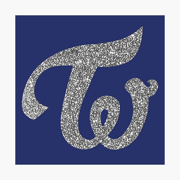 Twice Logo Dance The Night Away Photographic Print By Sirenscalling Redbubble