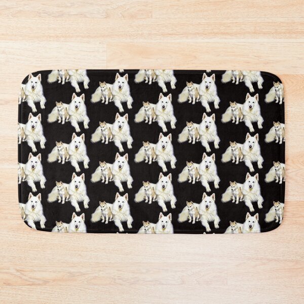 Item preview, Beautiful White Alaskan Mama and Puppy Dogs designed and sold by Crobin1961.