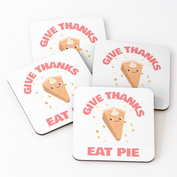 Item preview, Fall Thanksgiving Pumpkin Pie - Give Thanks Eat Pie designed and sold by ShopLush.
