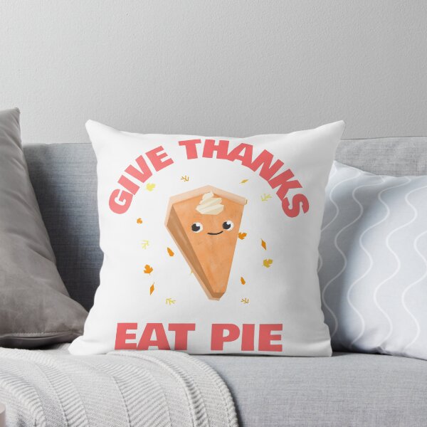 Item preview, Fall Thanksgiving Pumpkin Pie - Give Thanks Eat Pie designed and sold by ShopLush.