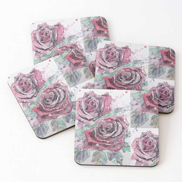 Item preview, Red Rose Watercolor Painting designed and sold by Sarah  Rajkotwala.