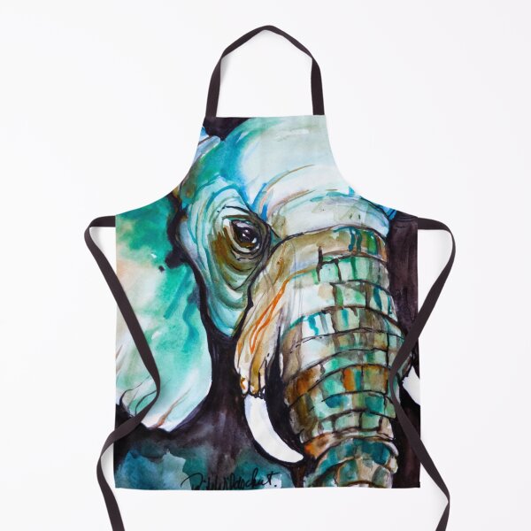 Item preview, Original Water Colour Painting of Elephant designed and sold by RedRoofStudio.