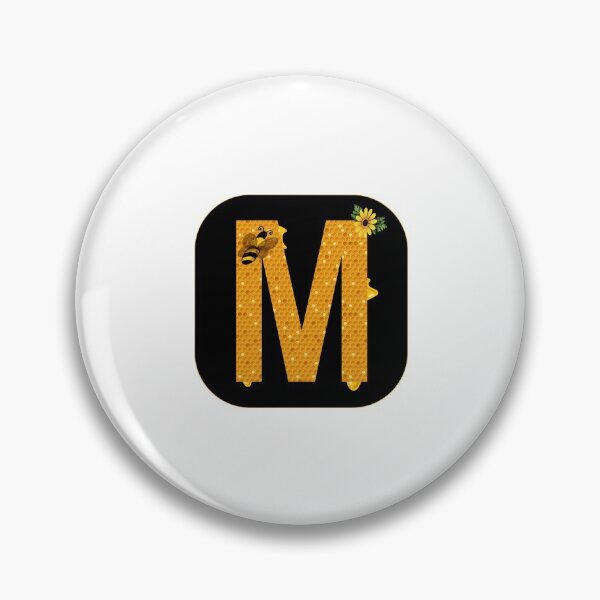 Item preview, Alphabet M Honeycomb Bee designed and sold by Fas Designs.