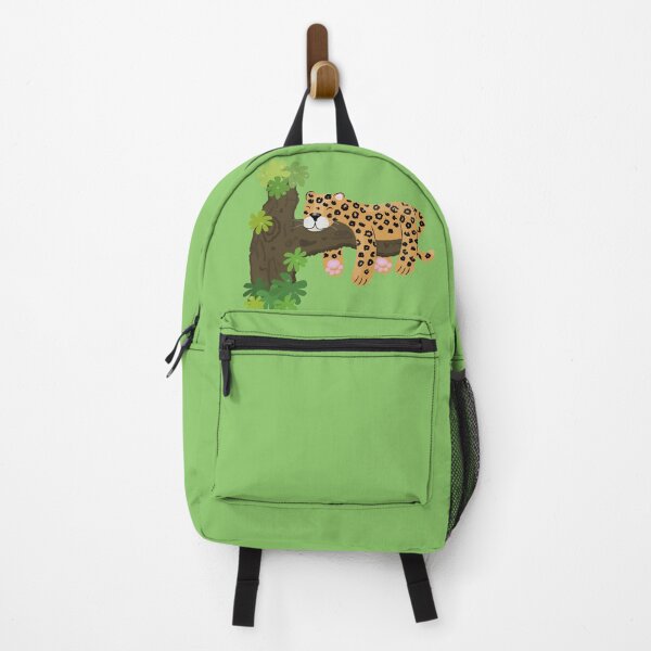 Item preview, Cute leopard sleeping in tree cartoon illustration designed and sold by FrogFactory.