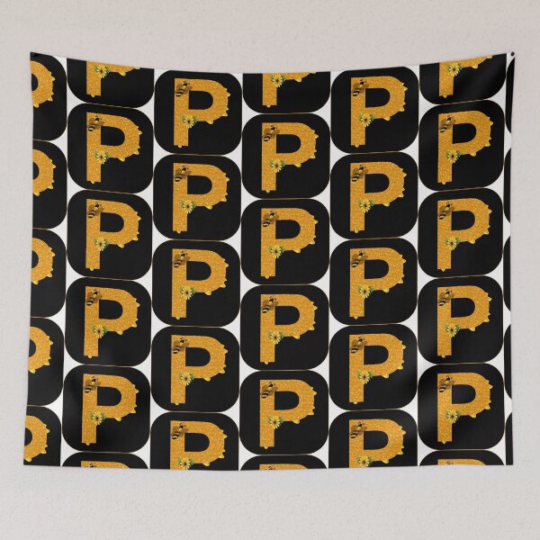 Item preview, Alphabet P Honeycomb Bee designed and sold by Fas Designs.