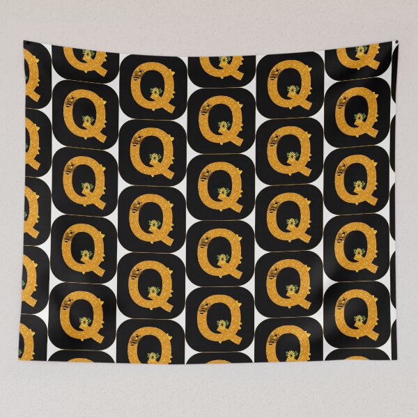 Item preview, Alphabet Q Honeycomb Bee designed and sold by Fas Designs.