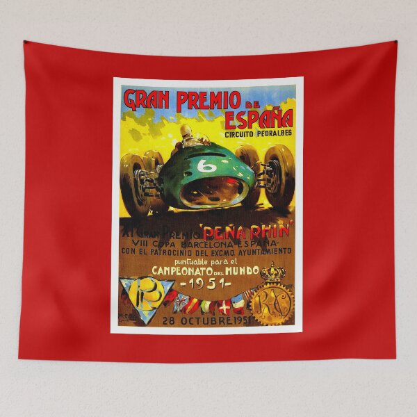 Item preview, PENA RHIN : Vintage 1951 Grand Prix Auto Advertising Print designed and sold by posterbobs.