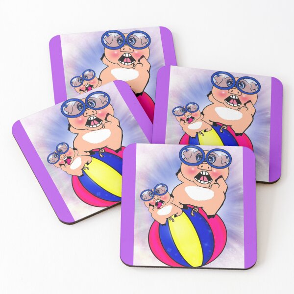 Aperçu de l'œuvre Animal - Cochons mignons créée et vendue par Shirley cute art .