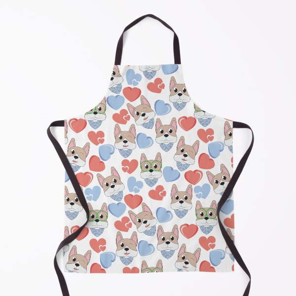 Item preview, Impresión del corazón de Frenchie designed and sold by frenchieconnect.