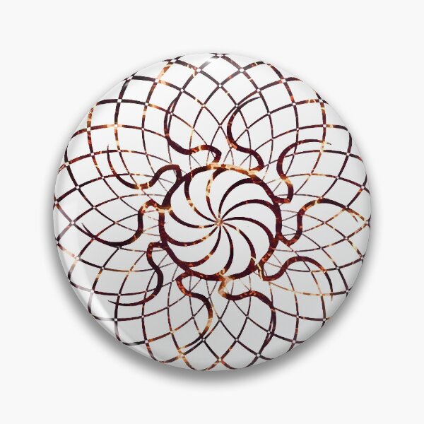 Item preview, Red Lava Mandala Geometry Sacred Gaia Art Yoga Mantra designed and sold by Brigitte98.