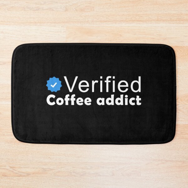 Item preview, Verified coffee addict designed and sold by Catsloversdotme.