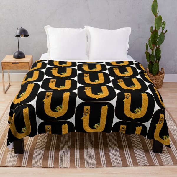 Item preview, Alphabet U Honeycomb Bee designed and sold by Fas Designs.