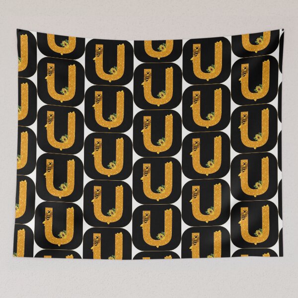 Item preview, Alphabet U Honeycomb Bee designed and sold by Fas Designs.